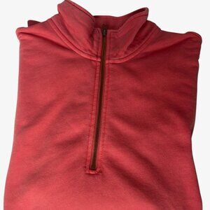 Merona Men's Coral 1/4 Zip Sweatshirt sz XL
